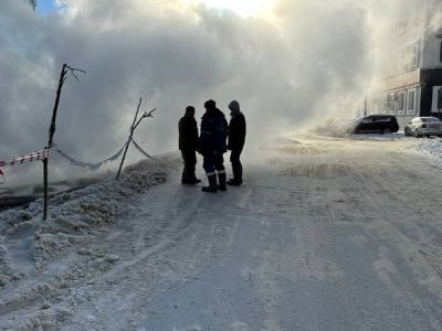 Коммунальная авария в Липецке, 13 января 2024 год. Фото: uvarkina_evgenia / Telegram